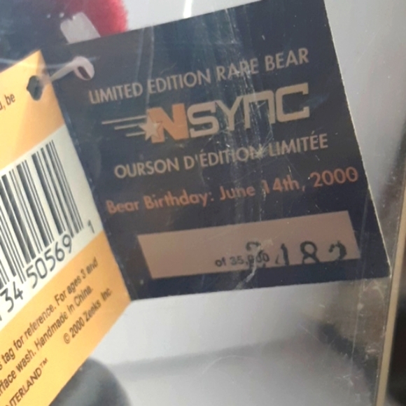 NSYNC on Stage Bear Box Boy Band Collectibles Retro Timberlake - Picture 2 of 6